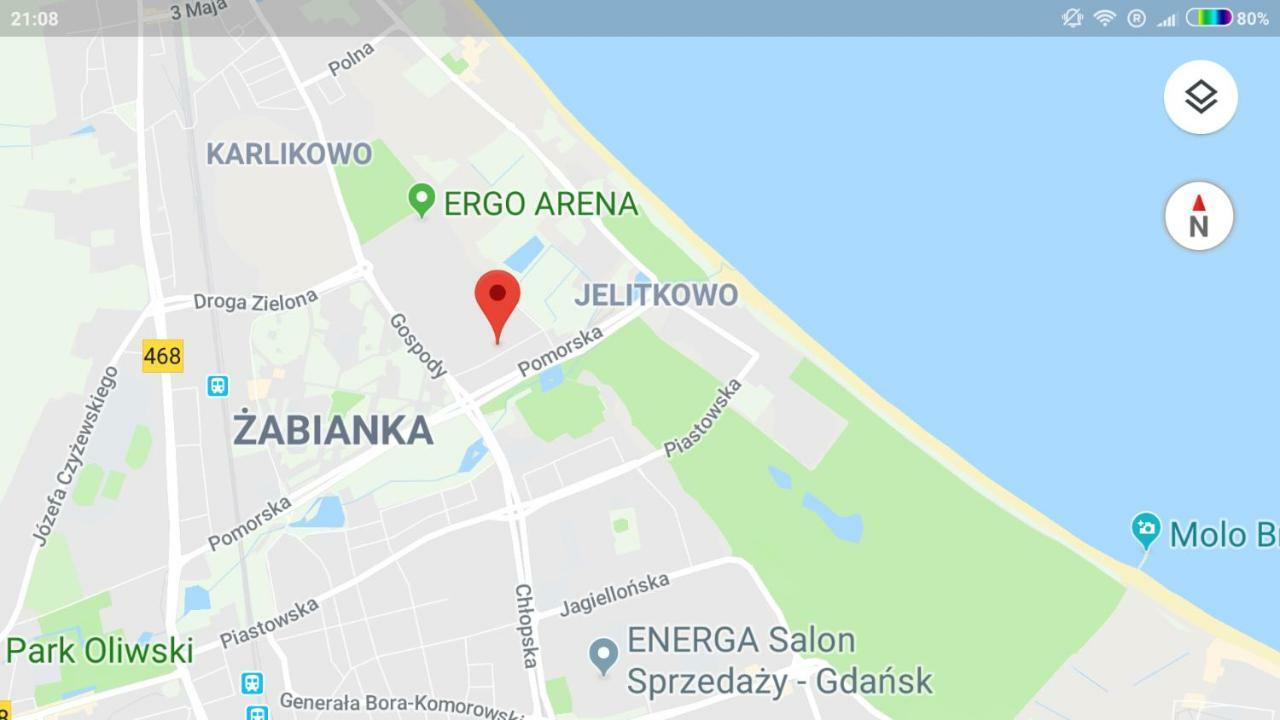 Mieszkanie Jelitkowo Danzica Esterno foto